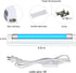 COOSPIDER UV Lamp Ozone Free, UVC Light Bulb 253.7nm wavelength for Closet/Cabinet/Bathroom, 6W 110V Lamp with on/Off Switch Cord and Plug, CTUV-6...
