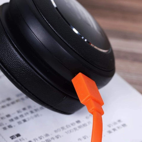 Puiixur USB Fast Power Charger Charging Cable Cord for JBL Wireless Bluetooth Speaker Earphone Headphone Headset Micro-USB, 3.3FT & Orange...