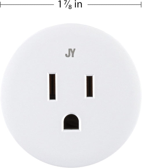 JONATHAN Y PLG1000B Smart Plug, WiFi Remote App Control, Alexa, Google Home Assistant Compatible, No Hub Required Black......