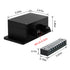 ABS IP67 Waterproof Dustproof Electrical Junction Box, with 15A 600V Barrier Terminal Cable Connector, 1 in/2 Out Power Junction Box?3.93*2.67*1.9...