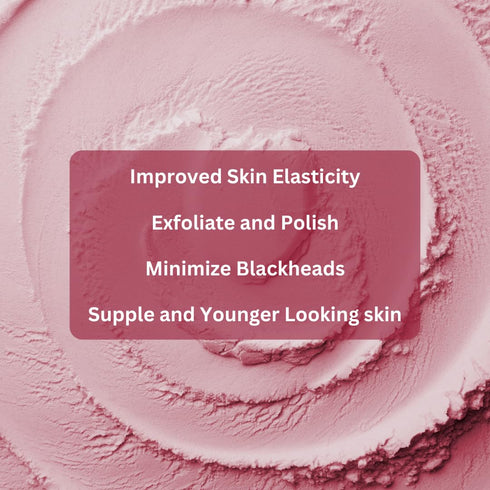 100% Natural Rose Clay/Pink Kaolin Clay Powder for Skin Tightening, Facial Masks, Creams, Face Masks, and Soap Making 0.5Lbs...