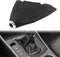 Universal Car Shift Knob dust Cover, Shift Knob dust Cover Black PU Leather Manual/Auto Shifter Shift Boots Cover, Compatible with Most Car Truck,...