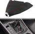 Universal Car Shift Knob dust Cover, Shift Knob dust Cover Black PU Leather Manual/Auto Shifter Shift Boots Cover, Compatible with Most Car Truck,...