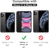 JETech Matte Screen Protector for iPhone 11/iPhone XR 6.1-Inch, Anti-Glare 9H Tempered Glass Film, Anti-Fingerprint Smooth Touch, 2-Pack......