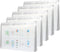 Plastic Envelopes (5 Pcs) A4 Letter Size Poly Zip Envelopes File Folders 12.8" x 9.4", Translucent Expanding Document Wallet Pouch with Zipper for...