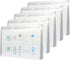 Plastic Envelopes (5 Pcs) A4 Letter Size Poly Zip Envelopes File Folders 12.8" x 9.4", Translucent Expanding Document Wallet Pouch with Zipper for...