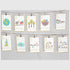Children Inspire Design Forest Animal Numbers Wall Cards, Set of Ten 5x7 Wall Art Prints, Green, Nature-Themed Cartoon, Lightweight, Recycled Card...