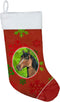 Caroline's Treasures SB3124-CS Horse Red Snowflakes Holiday Christmas Christmas Stocking Fireplace Hanging Stockings Christmas Season Party Decor ...