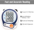 LotFancy Wrist Blood Pressure Monitor, Wrist BP Cuff (5”-8”), 60 Reading Memory, Automatic Digital Blood Pressure Machine, Home BP Gauge for Irreg...