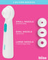 Bliss Blackhead Remover Vacuum - Silicone Nozzle Blackhead Extractor - Pore Cleaner with 3 Suction Levels and LED Magnifier, WhiteMint Green...