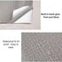Linen Textured Fabric Wallpaper,Peel and Stick 3D Wallpaper Self-Adhesive Wallpaper Removable Wallpaper for Cabinets Counter Top Bedroom(Light Gra...