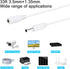 DC Power Extension Cable 33ft 1.35mm x 3.5mm Compatible with 5V DC Adapter Cord for CCTV Security Camera IP Camera Standalone DVR (33ft DC3.5mm Pl...