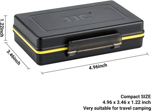 Camera Battery and SD Card Case,Water-Resistant & Shockproof,Camera Battery Holder Storage for Canon LP-E6 Nikon EN-EL15 Sony NP-FZ100 Fujifilm NP...