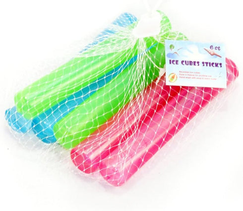 ODS Reusable Ice Cube Sticks Freezable Water Bottle Cooling Rods (6)...