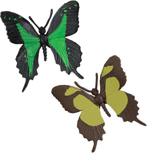 Safari Ltd. Butterflies TOOB - Figurines of Red Glider, Swallowtail, Orange & White Sulphur, Evenus Regalis, Papilio Garleppi & More - Educational...