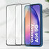 Vancle Case for Samsung Galaxy A54 5G Phone Case and 2-Pack Tempered Glass Screen Protector, Shockproof Bumper Silicone Case with Microfiber Linin...