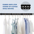 Car Clothes Hanger Bar, Adjustable Telescoping Bar Vehicle Clothing Rack with 3 sections of Non-Slip Grips Dividers for Travel, Expandable 33" to ...