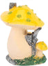 Estink Mushroom Decor Fairy Gardens Solar Houses 1PC Mushroom House Sculpture Lawn Garden Art Decoration Courtyard Patio Ornaments...