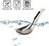 Asian Soup Spoons Stainless Steel Chinese Soup Spoons Set of 6 Soup Spoons Silverware Cucharas Para Comer for Ramen Pho Wonton Dumpling Noodles (s...