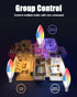 DOGAIN Alexa Light Bulb, E12 LED Candelabra Bulbs Cololr Changing Bluetooth Mesh Light Bulbs 360LM Smart Light Bulbs That Work with Alexa Only Dim...