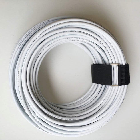 6Pcs 24" x 2" Nylon Heavy Duty Reusable Hook and Loop Cinch Straps, Adjustable Fastening Securing Cable Straps, Black...