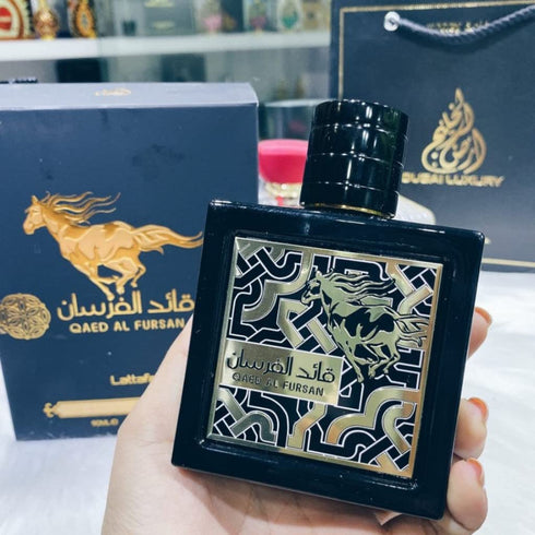 Lattafa Perfumes Qaed Al Fursan for Unisex Eau de Parfum Spray, 3 Ounce...