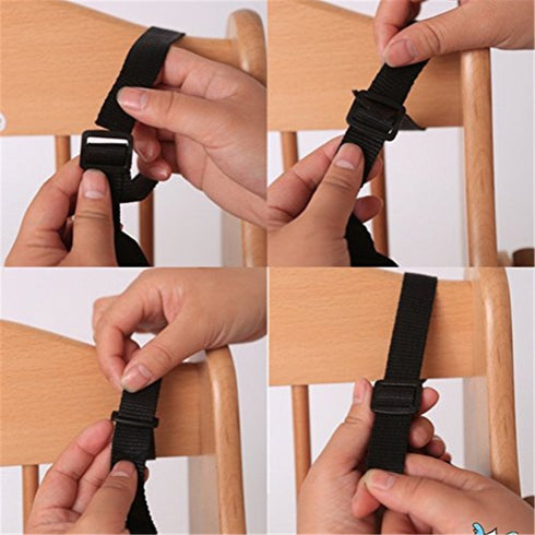 5 Point Harness Baby Safety Belt Universal High Chair Seat Belt for Wooden High Chair Pushchair...