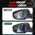 VEHICODE Side Mirror Rain Guards Car Accessories for Toyota 4Runner 2010-2023 2022 2021 2020 2019 2018 2017 2016 2015 2014 2013 2012 2011 2010 Rai...