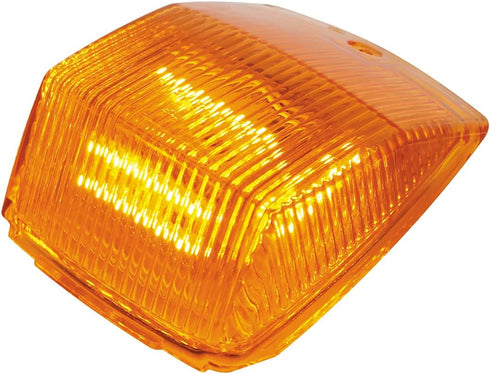 United Pacific 36 Led Square Cab Light - Amber LED/Amber Lens (12.0 volts, 36.0 watts, Waterproof, Fits Existing Light Housing, Polycarbonate Lens...
