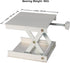 stonylab Lab Scissors Jack, 3.5" x 3.5" Aluminum Alloy Laboratory Support Jack Platform Lab Lift Stand Table, 0.78" - 3.35" Expandable Lift Height...