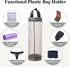 Plastic Bag Holder, Mesh Grocery Bag Holder Hanging Storage Bag Dispenser (Grey 2 Packs)...