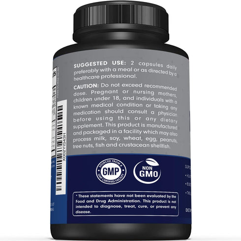 Premium Nerve Support Supplement – with Alpha Lipoic Acid (ALA) 600 mg, Acetyl-L-Carnitine (ALC) & Benfotiamine - Nerve Support Formula for Health...