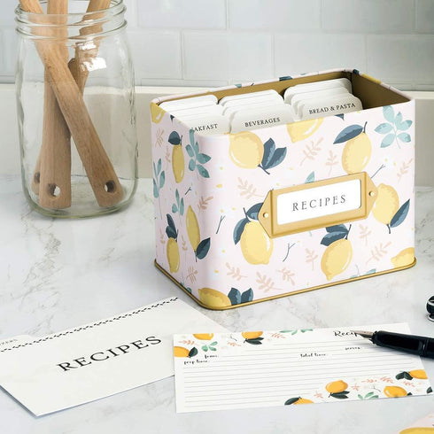 Jot & Mark Recipe Card Dividers | 24 Tabs per Set, Works with 4x6 Inch Cards, Helps Organize Recipe Box (Classic)...