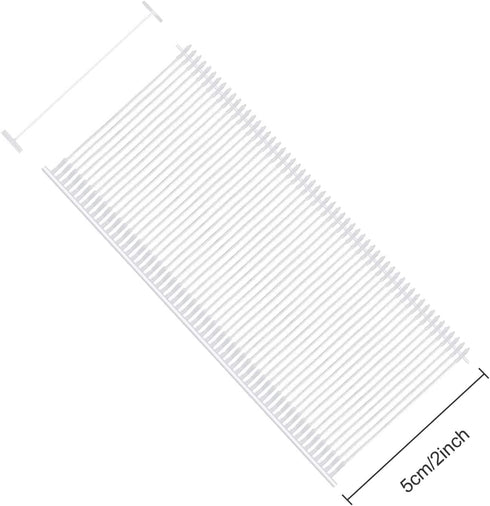 5000 Pcs Standard Tagging Gun Fasteners 2 inch Standard Tag Pins Plastic Regular Garment Clothing Price Tag Label Standard Tagging Barbs...