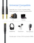 KINGTOP Headphone Splitter, 3.5mm Headset Splitter, Headphone Mic Splitter Cable for Headset to Older Laptops/PCs...