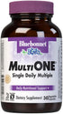 Bluebonnet Nutrition Multi One (with Iron) Vegetable Capsules, Complete Full Spectrum Multiple Vitamin Supplement, B Vitamins, Gluten free, milk f...