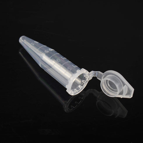 Centrifuge Tubes Bottom Tip Clear Plastic Test Tube Vials (0.2ml/30pcs)...