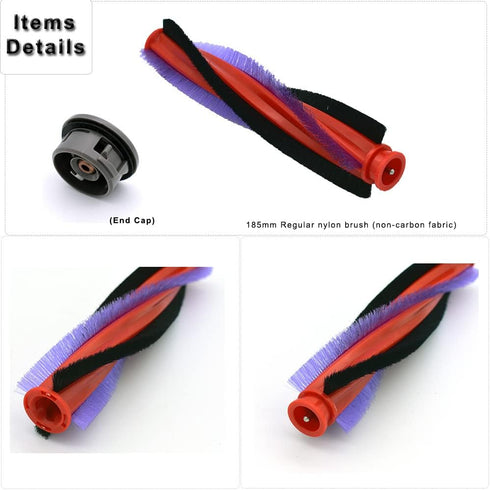 185mm/7.28in Brush Bar Rolling Brush Replacement Compatible with Dyson V6 Slim, v6 Exclusive Brushbar Vacuum Cleaner Parts,Part no. 963830-01...