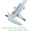Vernier Caliper 6 Inch + Stainless Steel Feeler Gauge 32 Blade, 6" Stainless Steel Non Digital Caliper, 0-6Inch/0-150mm?0.02mm/0.001" High Precisi...