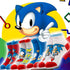 Bioworld Sega Sonic The Hedgehog Youth Ankle Socks 4 PAIRS...