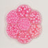 Chenkou Craft Random 1900pcs Fuschia Assorted 7 Sizes(3/4/5/6/7/8/10mm) Half Pearl Bead Flat Back Gem Scrapbook Craft DIY Loose Beads + Plastic Bo...