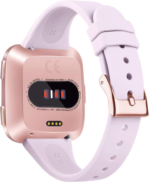 Tobfit Pack 3 Slim Bands Compatible with Fitbit Versa 2 Bands/Fitbit Versa/Fitbit Versa Lite/SE, Silicone Replacement Smartwatch Wristband for Wom...