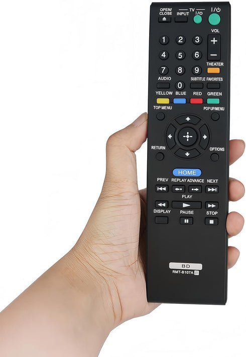 Replaced RMT-B107A Universal Remote Control for BD Sony Blue ray Remote, DVD Player, Home Theater Cinema System BDPS370, BDPS470, BDPS570, BDPS270...
