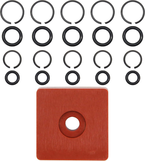 (5+5 Sets) 3/8" & 1/2" Impact Wrench Retainer Rings with O-ring, Fit For Electric/Pneumatic Wrench, Including Anvil Retaining Ring Install Tool...