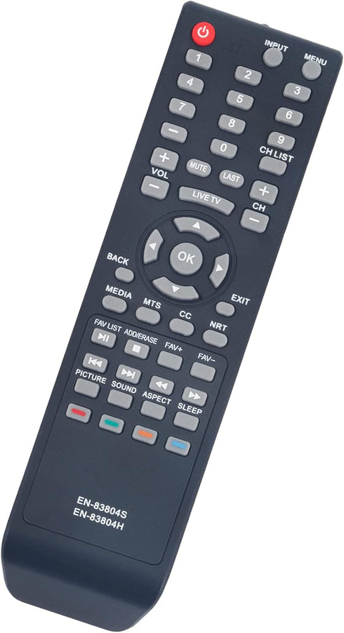 EN-83804H Replacement Remote Control for Hisense TV 32H3D 32H3D5 32H3E9 40H3F9 40H3D 43H3D 32H3308 32H3080E 39H3080E 40EU3000 40H3080E 40H3050E 40...