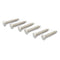 25pcs Hex Head Lag Screws, 1/4" x 1-1/2" Hexagon Head Wood Screws (Fully Threaded), 304 Stainless Steel Lag Bolts, Silvery...