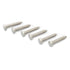 25pcs Hex Head Lag Screws, 1/4" x 1-1/2" Hexagon Head Wood Screws (Fully Threaded), 304 Stainless Steel Lag Bolts, Silvery...