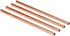 HealthAndYoga™ qPipe Copper Drinking Straws - Healthier, Reusable and Environment Friendly Straws with Cleaning Brush (Set of 4)...