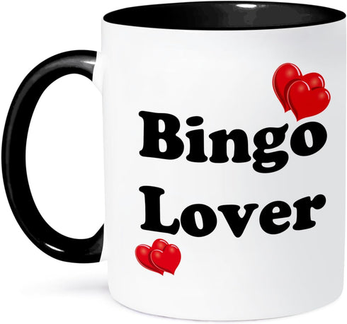 3dRose (mug_108315_4) Bingo Lover - Two Tone Black Mug, 11oz...