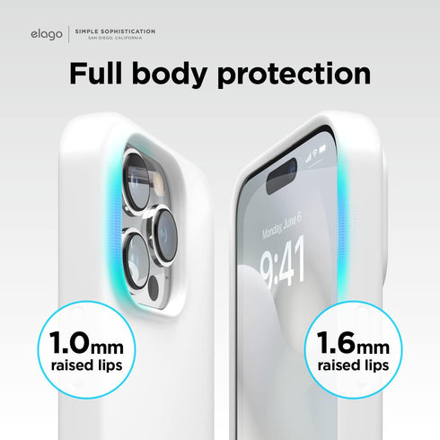 elago Compatible with iPhone 14 Pro Max Case, Liquid Silicone Case, Full Body Protective Cover, Shockproof, Slim Phone Case, Anti-Scratch Soft Mic...